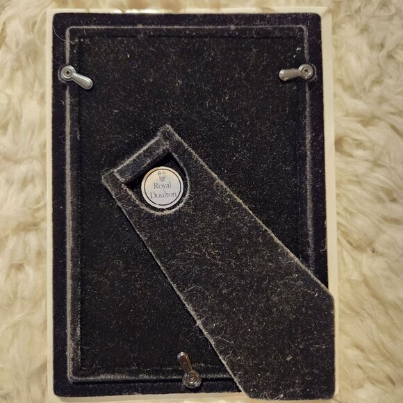 Royal Doulton Porcelain Photo Frame 5"x7" Floral Design Cottage Fairy Elegant - Picture 4 of 6